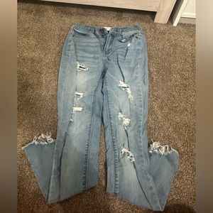 High rinse ankle jegging